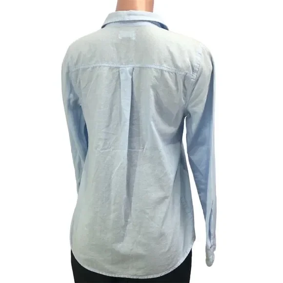 Old Navy Button Up Womens M Blue - Picture 4 of 16
